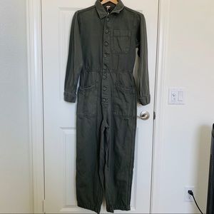 Free People - Gia Coveralls in Army